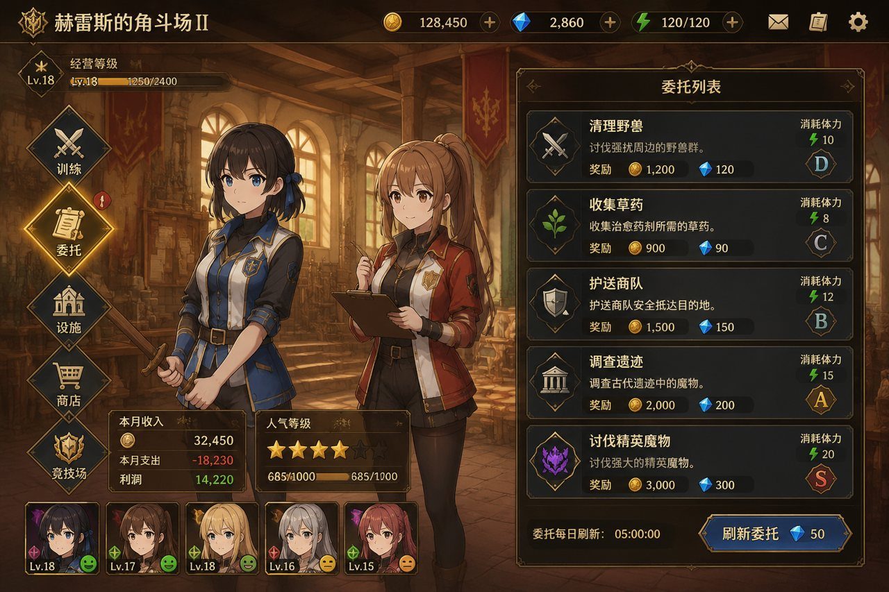赫雷斯的角斗场Ⅱ 斗技场挑战 画面 2
